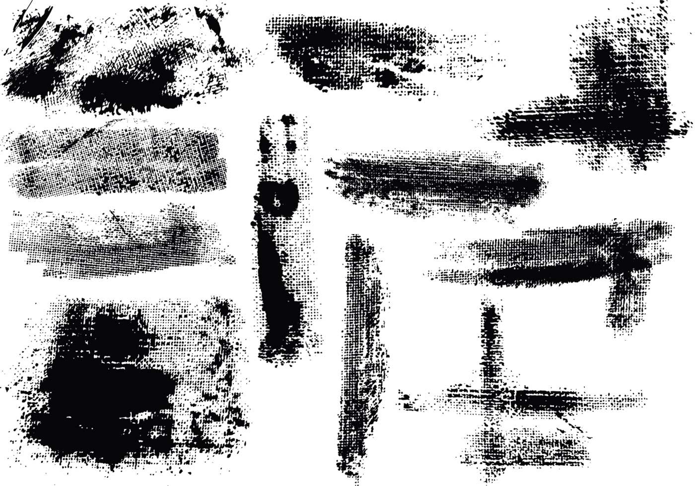 Grunge Texture Vector Pack - Download Free Vector Art, Stock Graphics