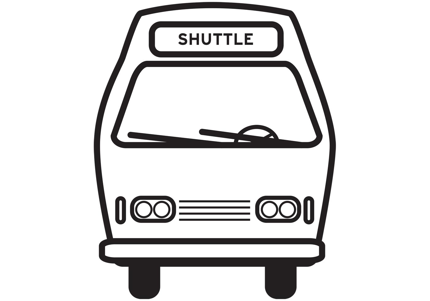 clipart shuttle bus - photo #25