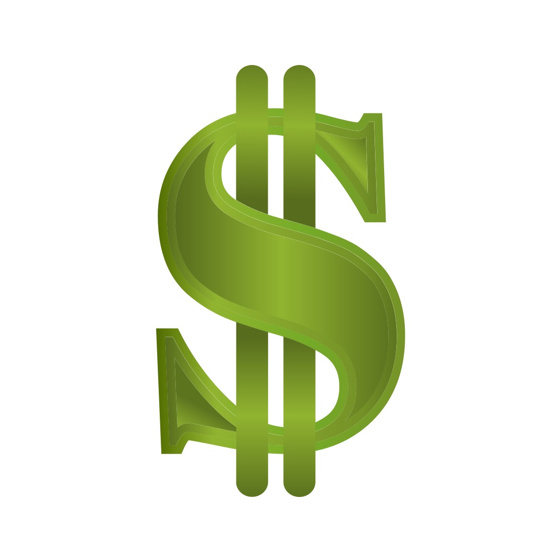 dollar sign vector