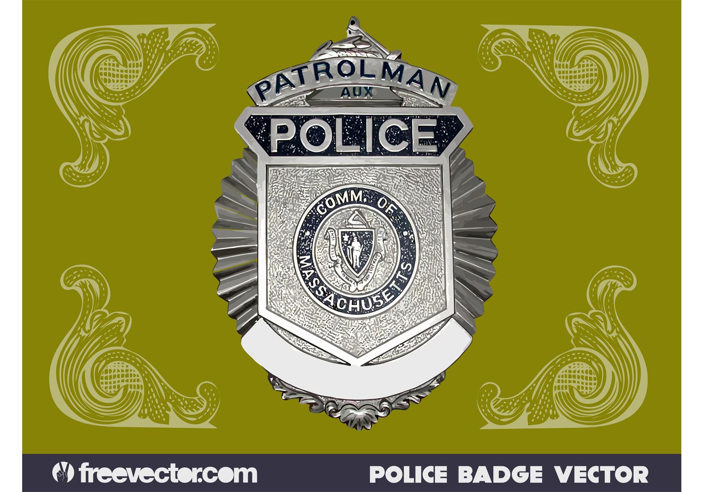 Police Badge Graphics - Download Free Vector Art, Stock ...