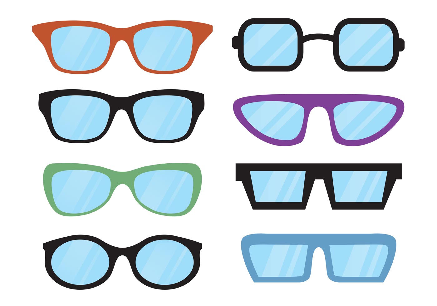 vector free download glasses - photo #13