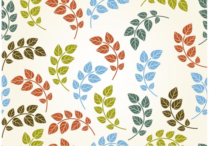 Seamless Leaf Background Vector - Download Free Vector Art, Stock