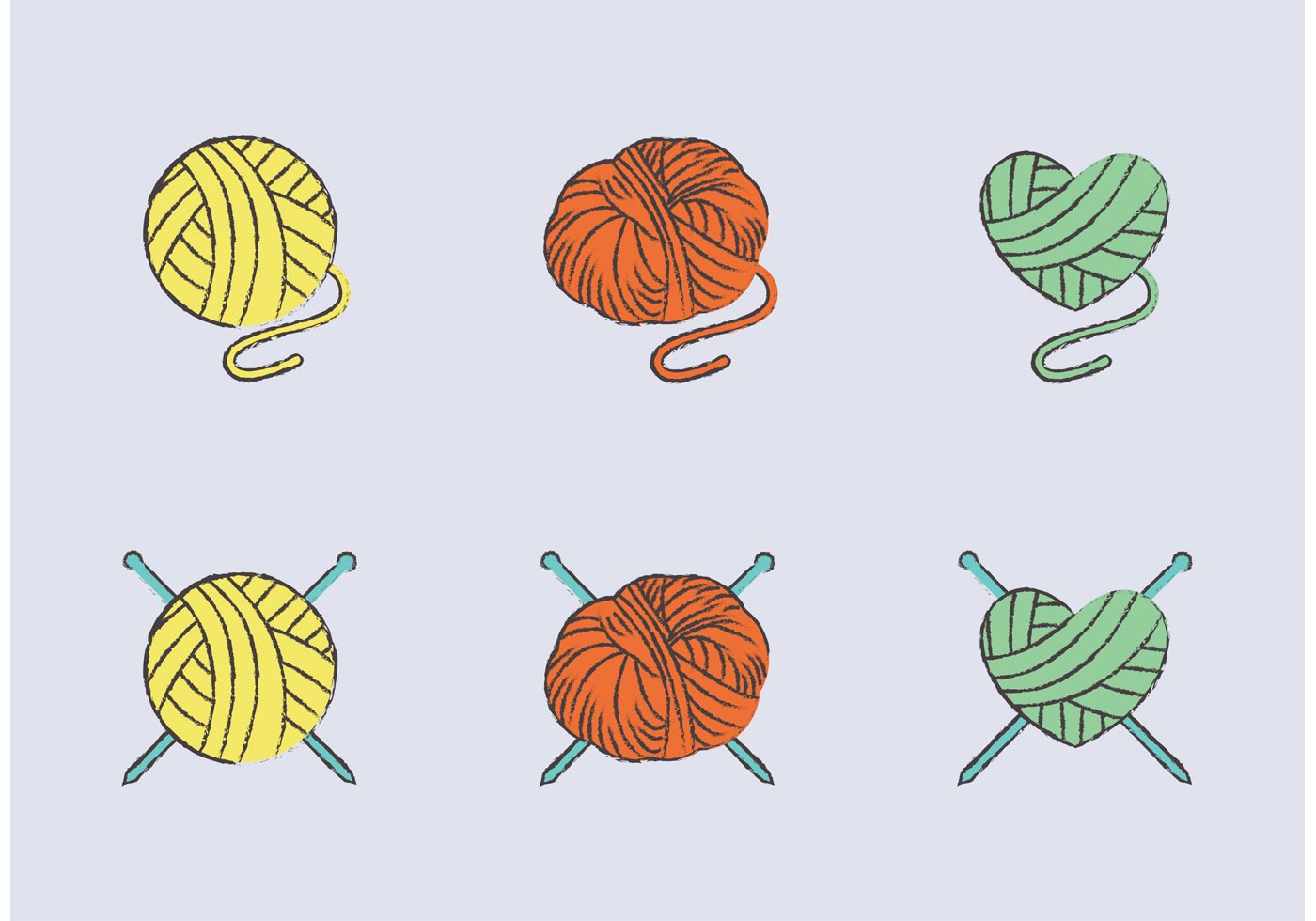 free knitting icons clipart - photo #26