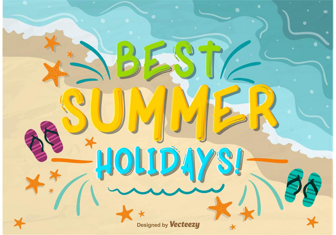 Best Summer Holidays Wallpaper Download Free Vector Art