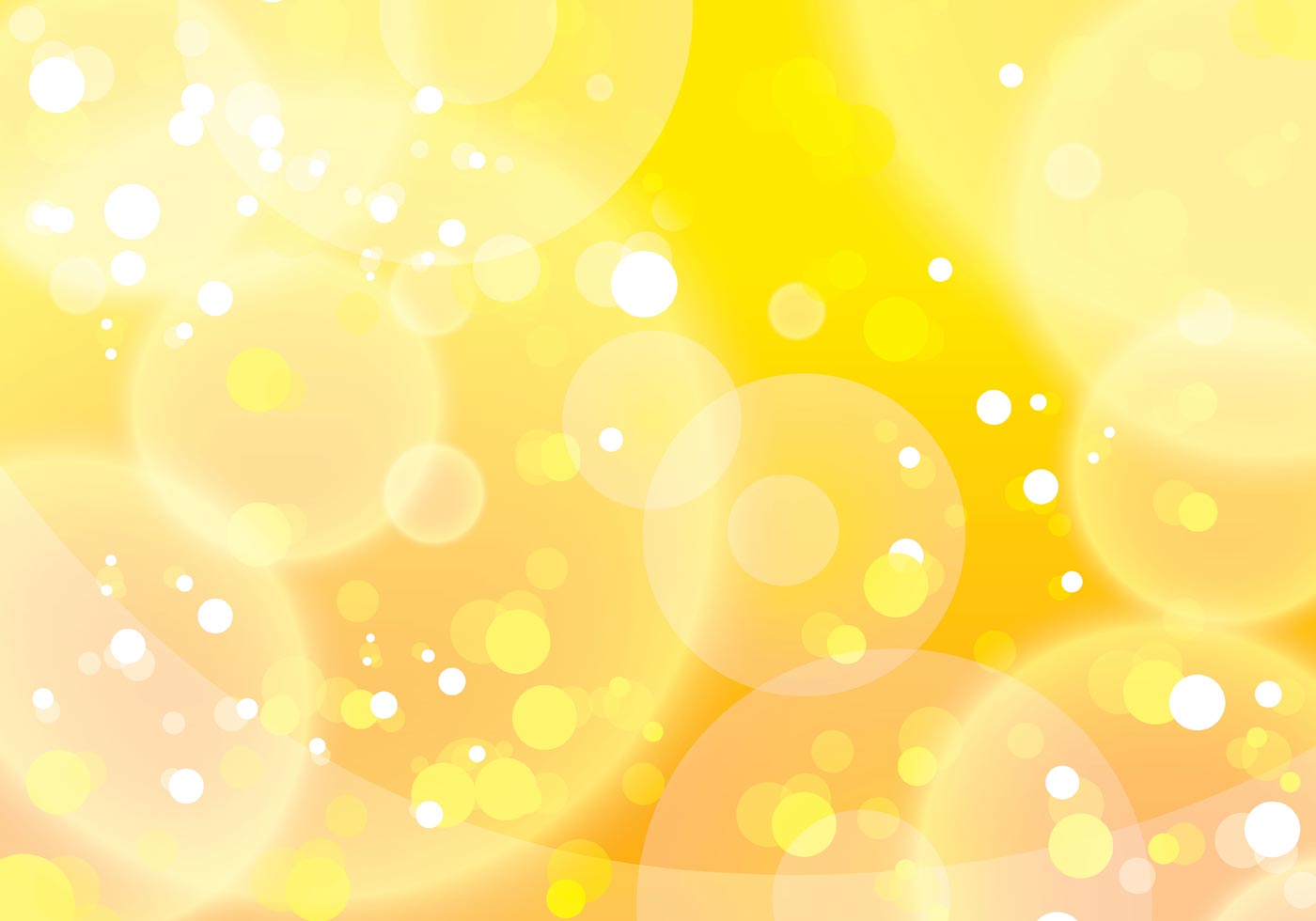 Yellow Bokeh Background Vector Download Free Vector Art Stock