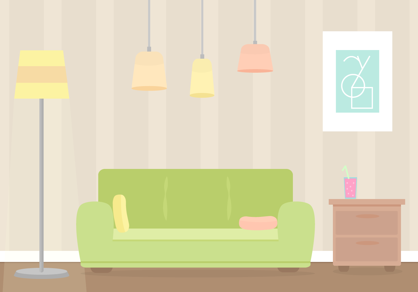 free living room vector