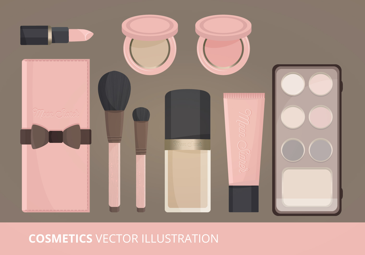 Cosmetics Vector Illustration Download Free Vector Art