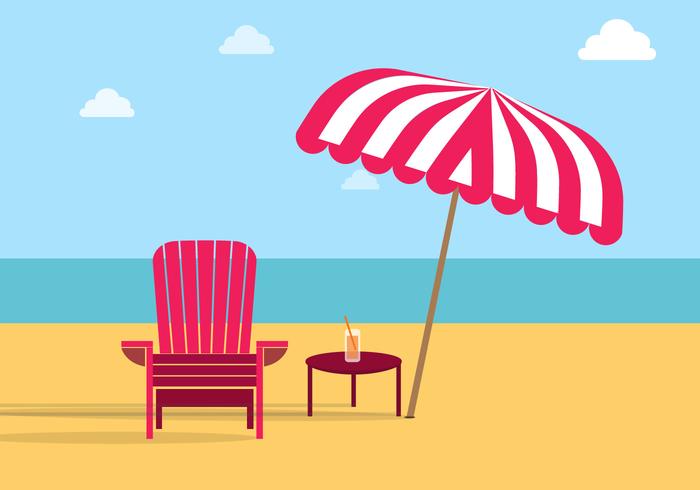 Adirondack Chair Beach Free Vector - Download Free Vector Art, Stock 