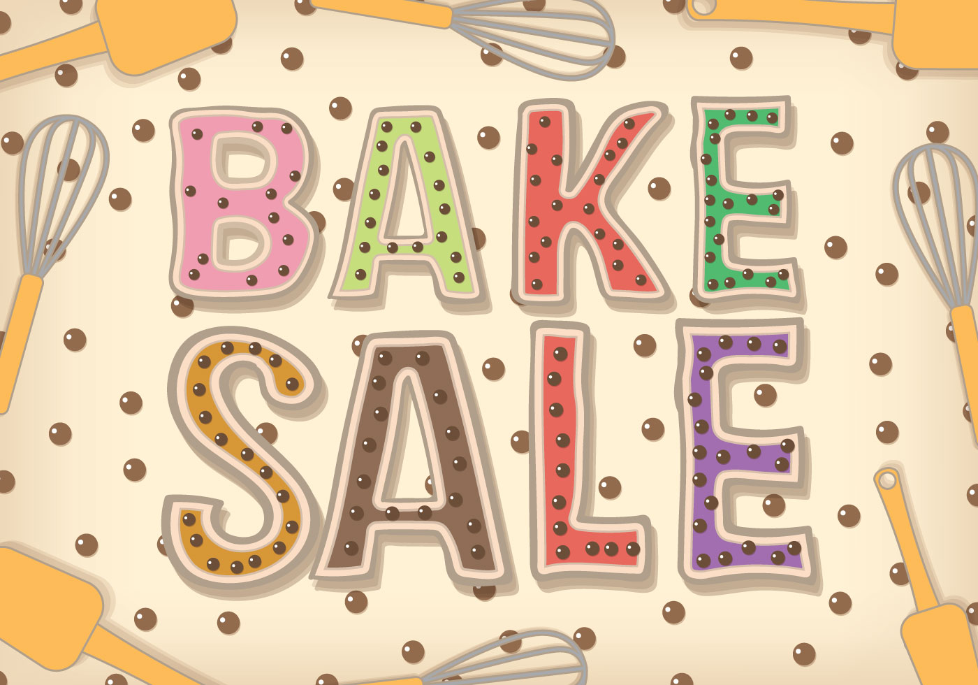 Bake Sale Vector Download Free Vector Art Stock Graphics Images