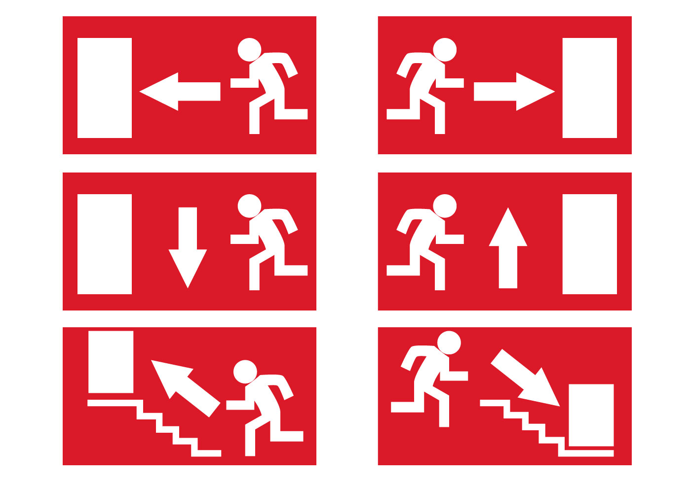 free clipart fire exit - photo #50