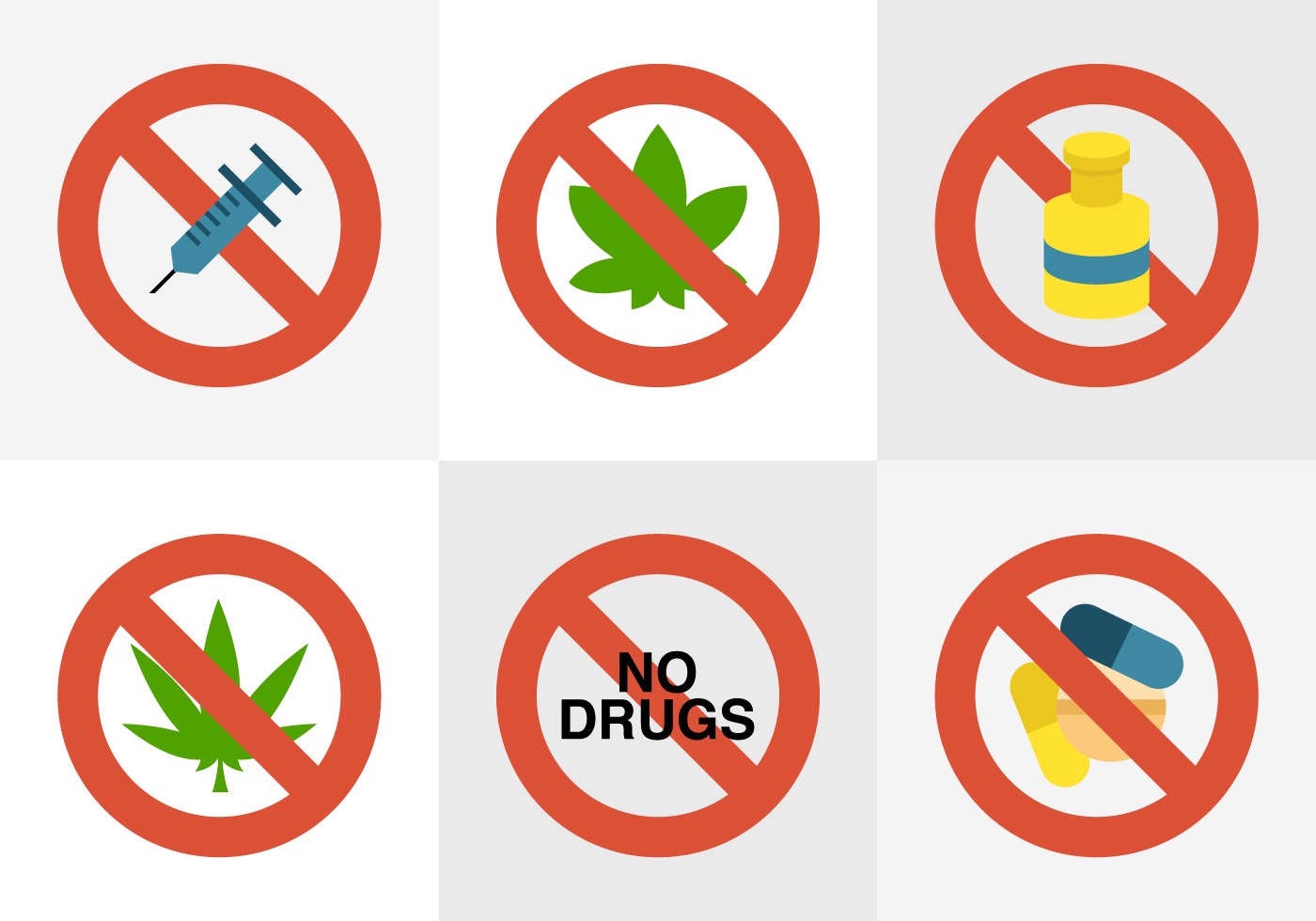 no drugs vector