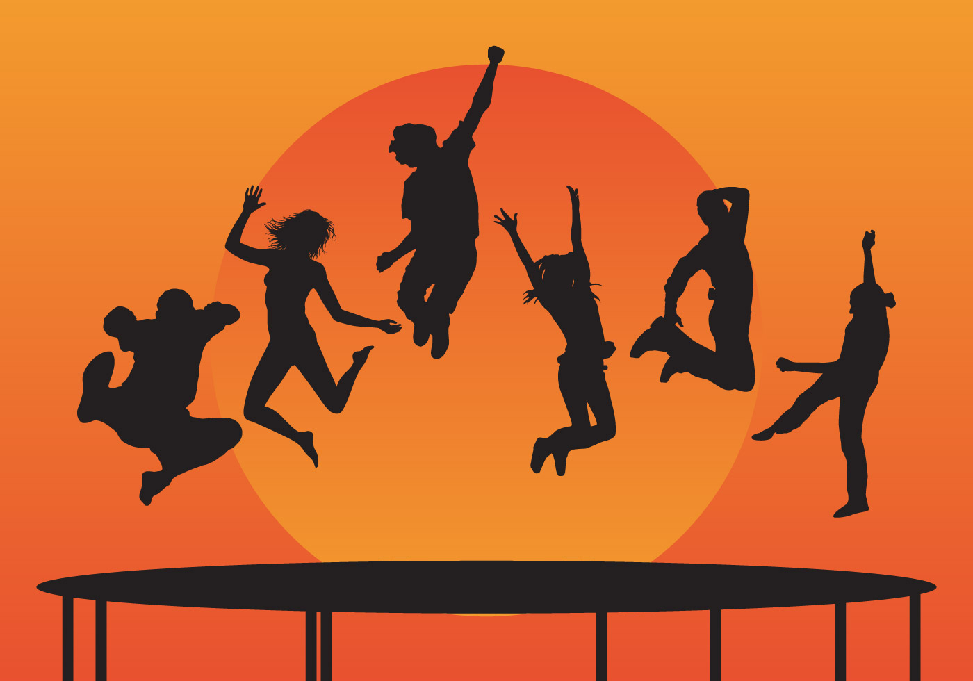 clipart trampoline jumping - photo #47