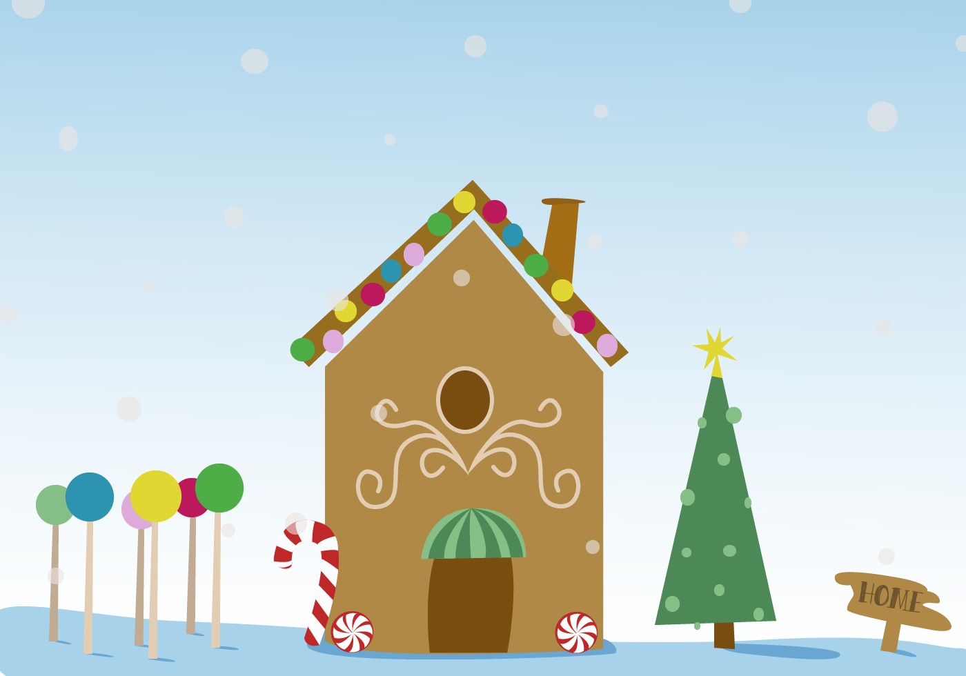 free christmas house clipart - photo #17