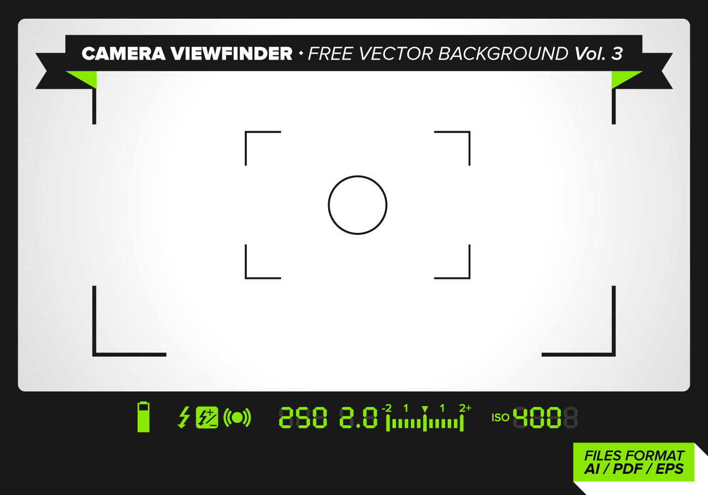 Camera Viewfinder Free Vector Background Vol. 3 Download Free Vector