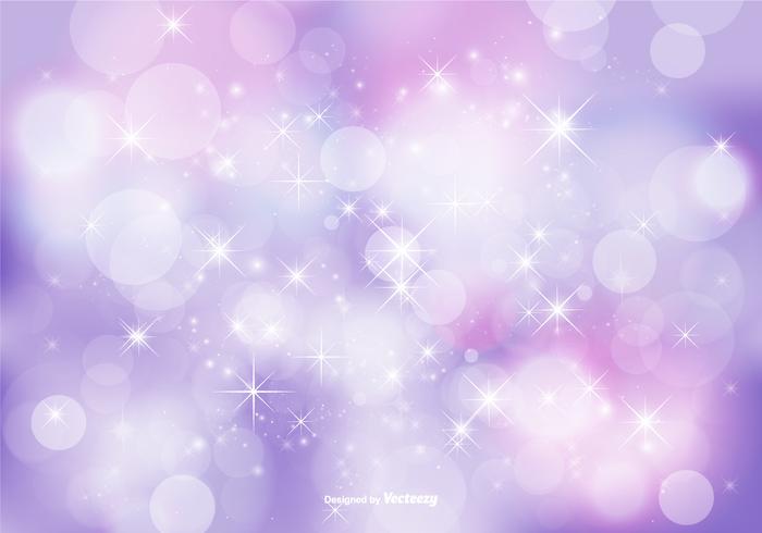 Abstract Bokeh and Glitter Background Illustration 