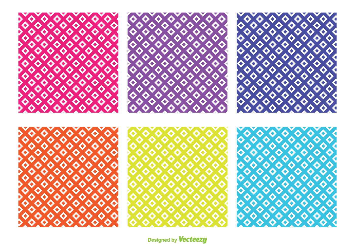 Assorted Color Diamond Shape Vector Patterns Download Free Vector Art