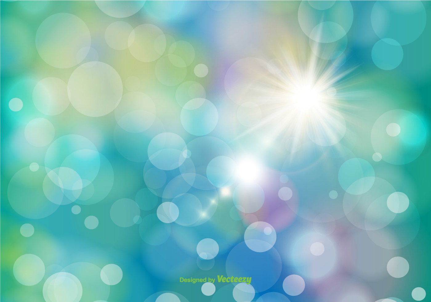 beautiful abstract bokeh background vector