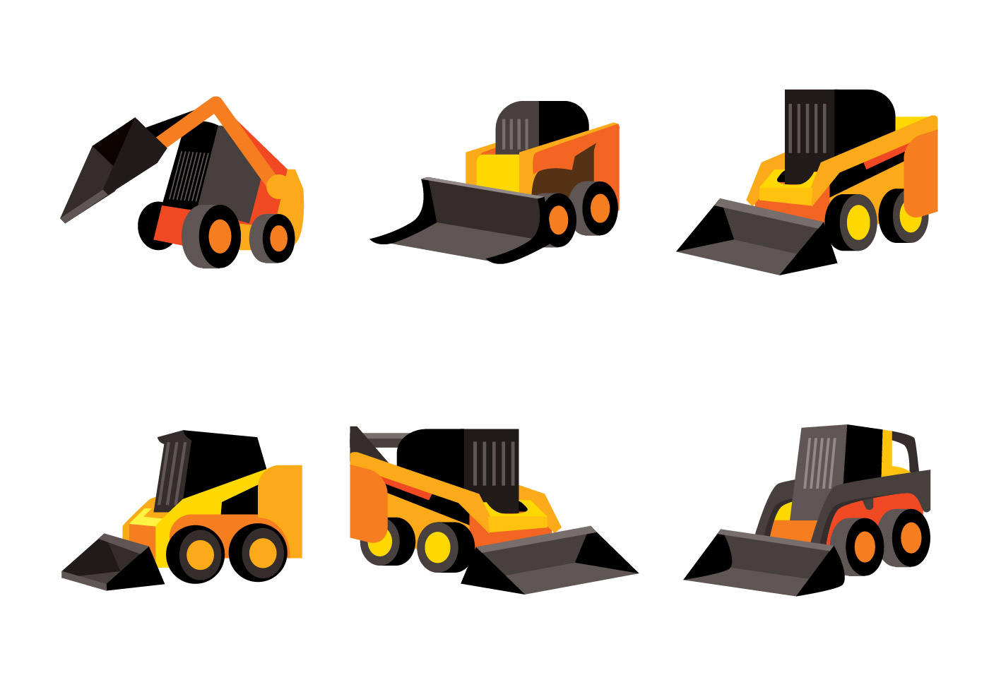 Skid Steer Clipart Black And White - Wediuhjknmbga