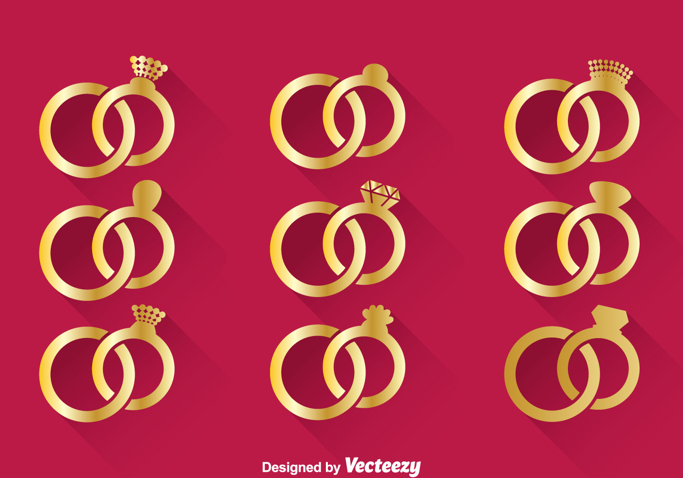 Wedding Gold Ring Vector - Download Free Vector Art, Stock Graphics