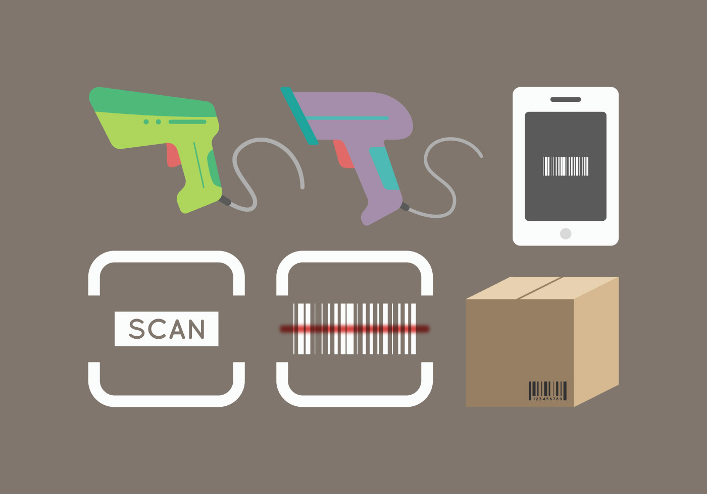 Free Barcode Scanner Vector 2 Download Free Vector Art, Stock
