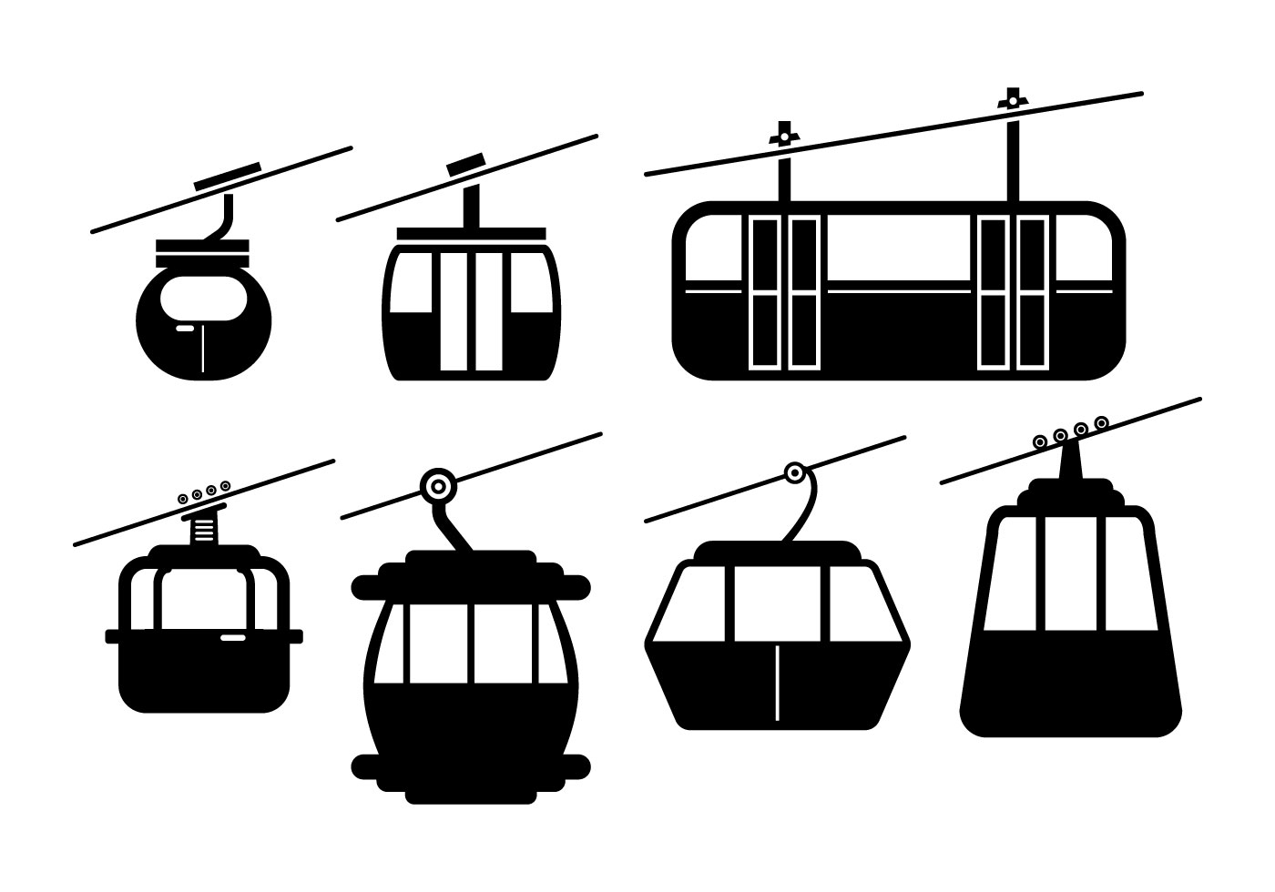 Cable Car Vector - Download Free Vector Art, Stock Graphics & Images