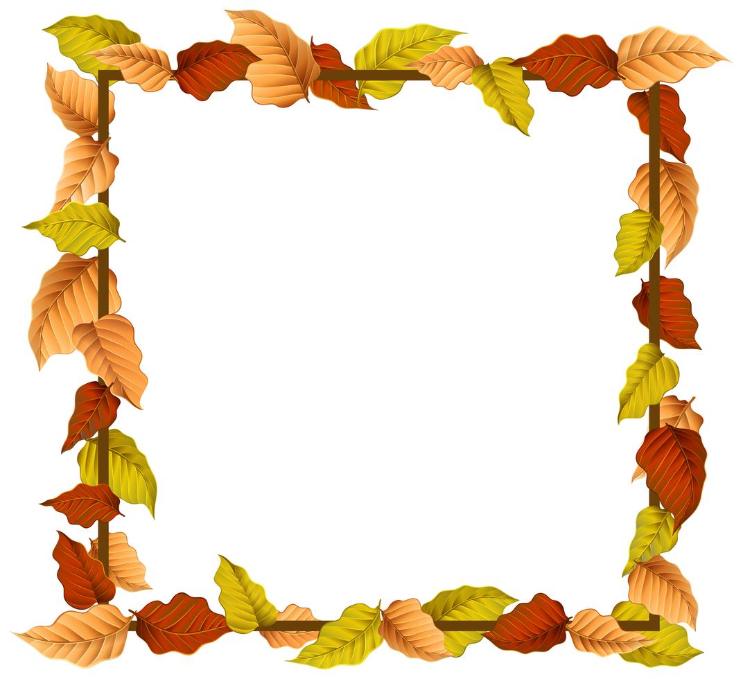 An Autumn Leaf Border 296171 Vector Art At Vecteezy