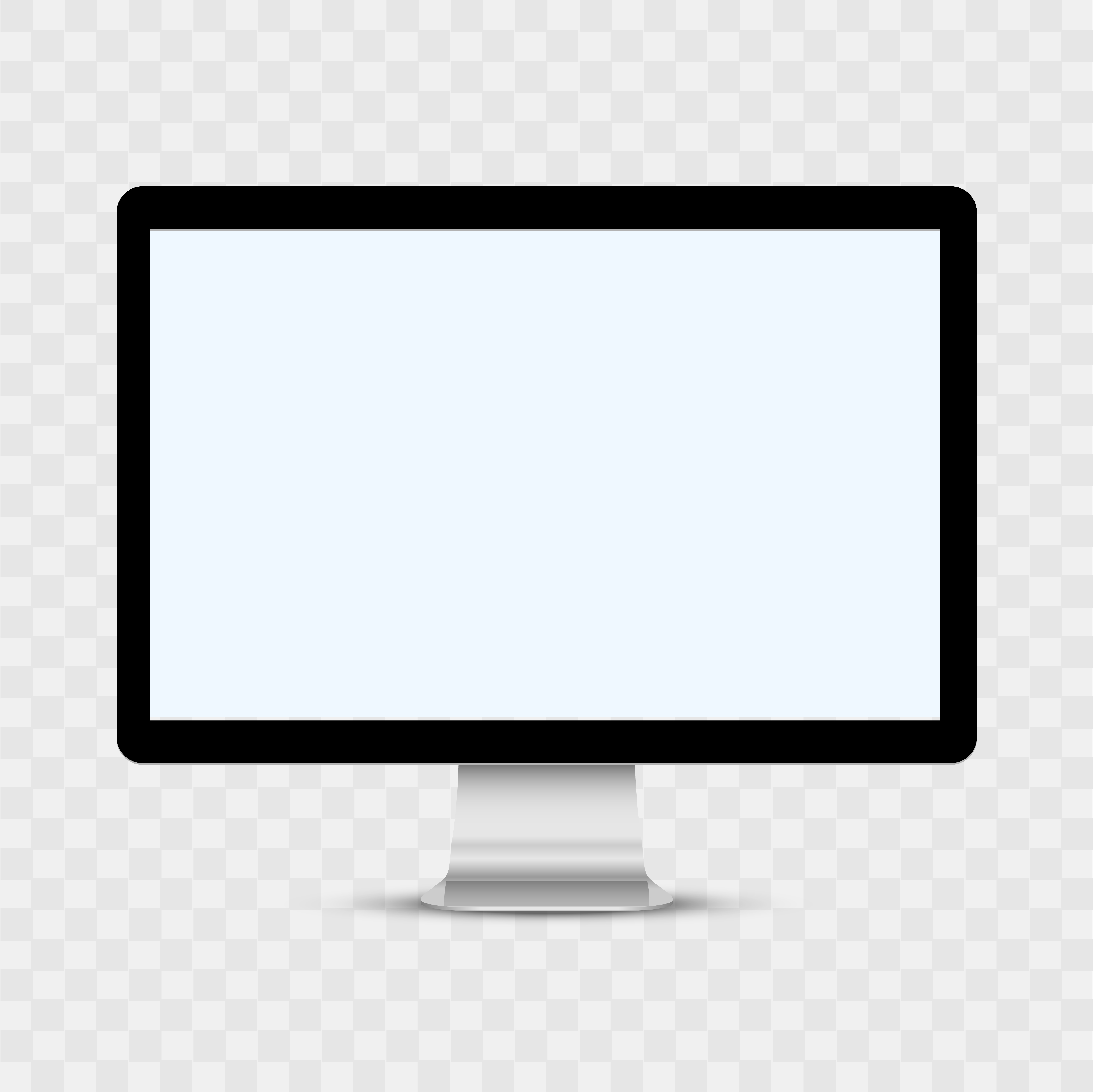 Computer Monitor Isolated On Transparent Background 625908 Vector Art