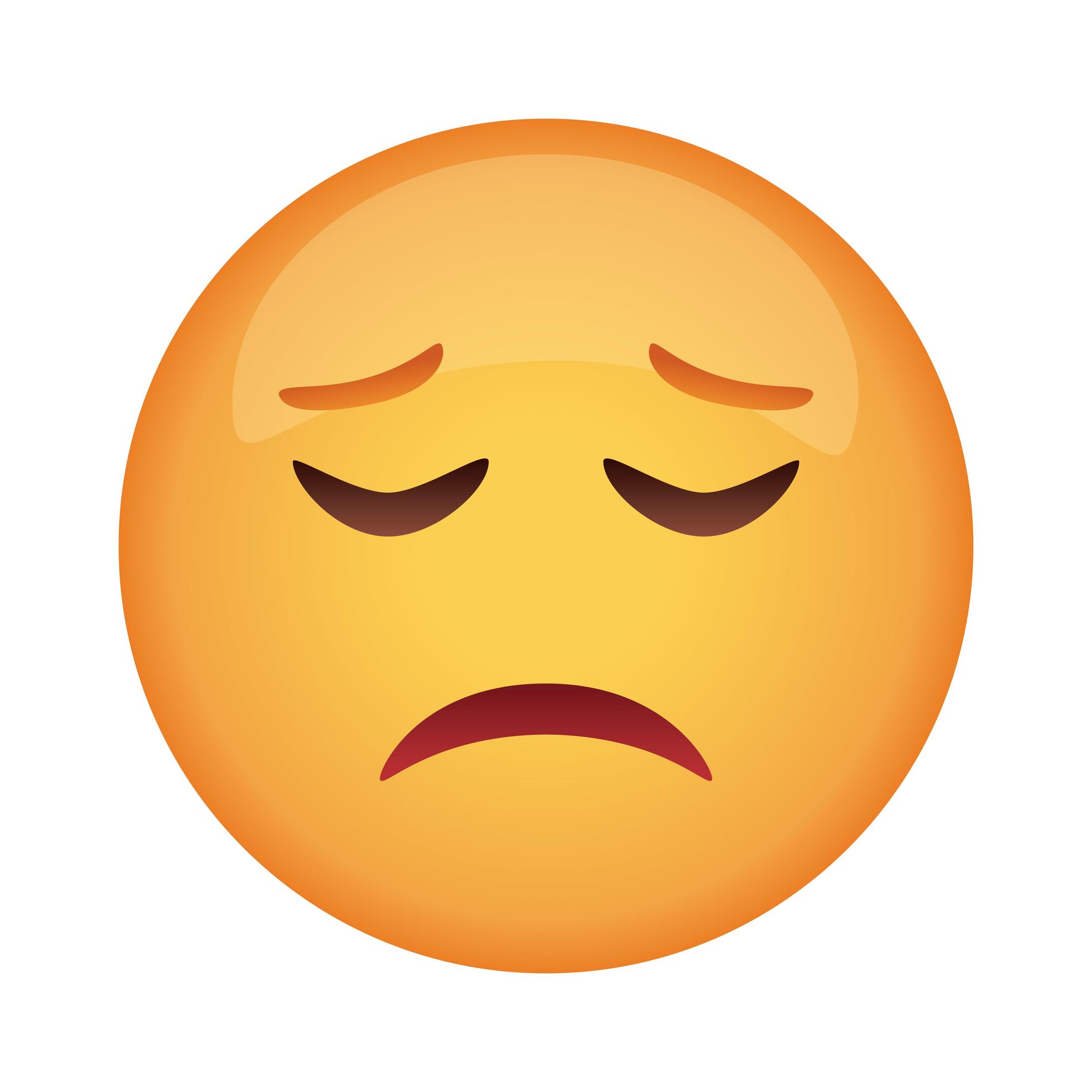 Emoji With Sad Face IMAGESEE