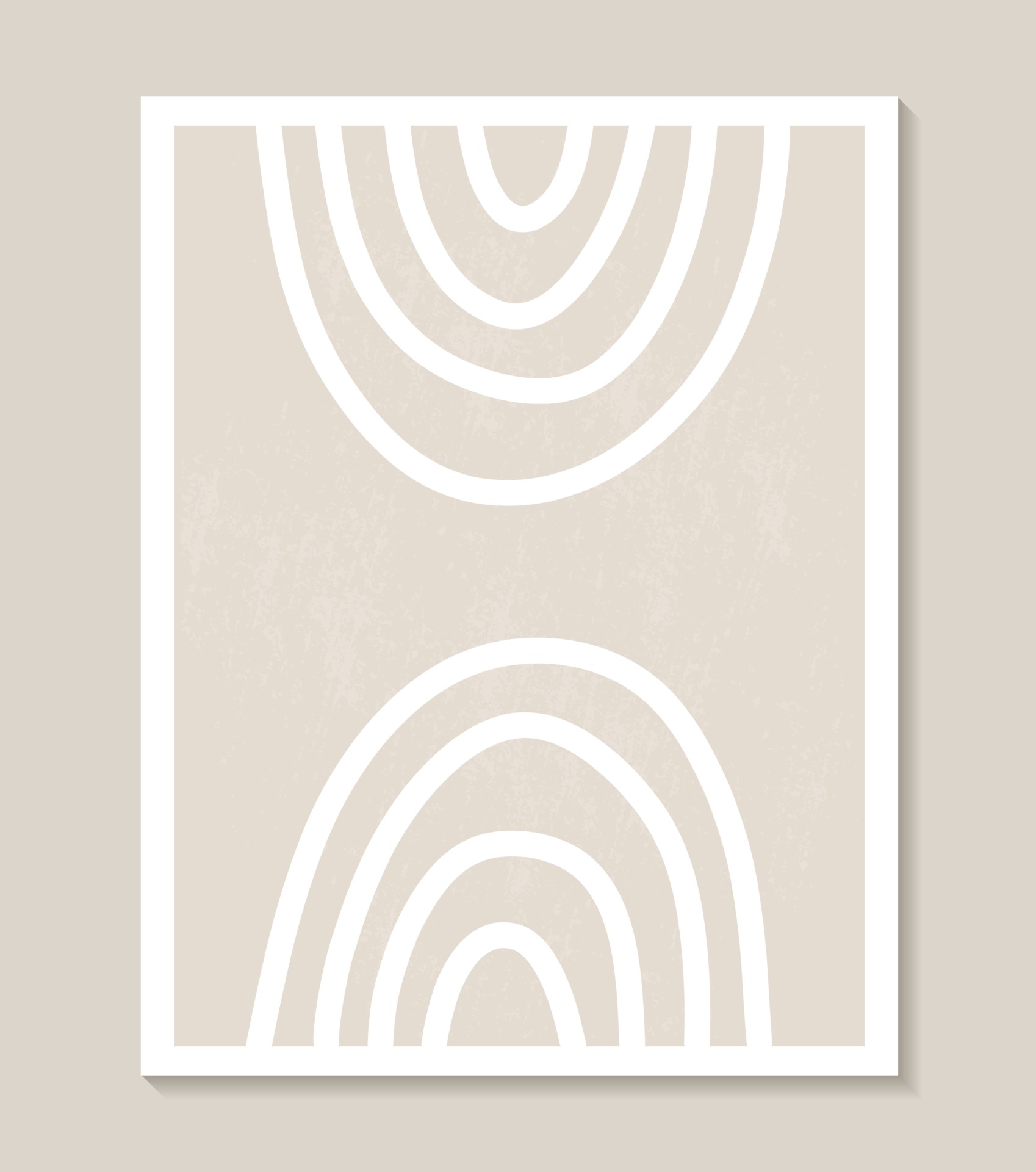 plantillas contemporáneas con formas abstractas y línea en colores nude Vector en Vecteezy