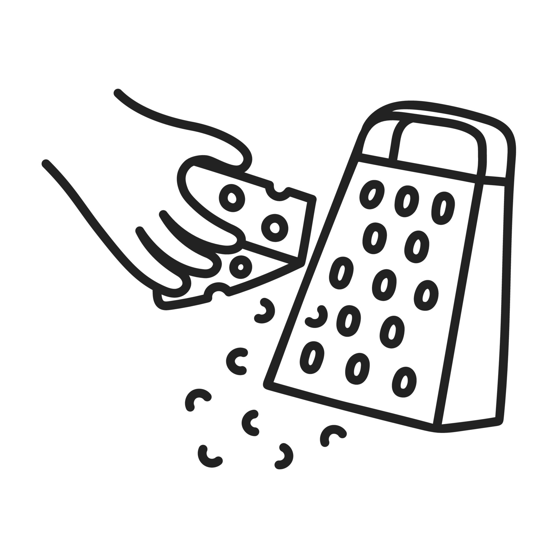 Cheese Grater Hand Drawn Doodle Cooking Icon 6635683 Vector Art At