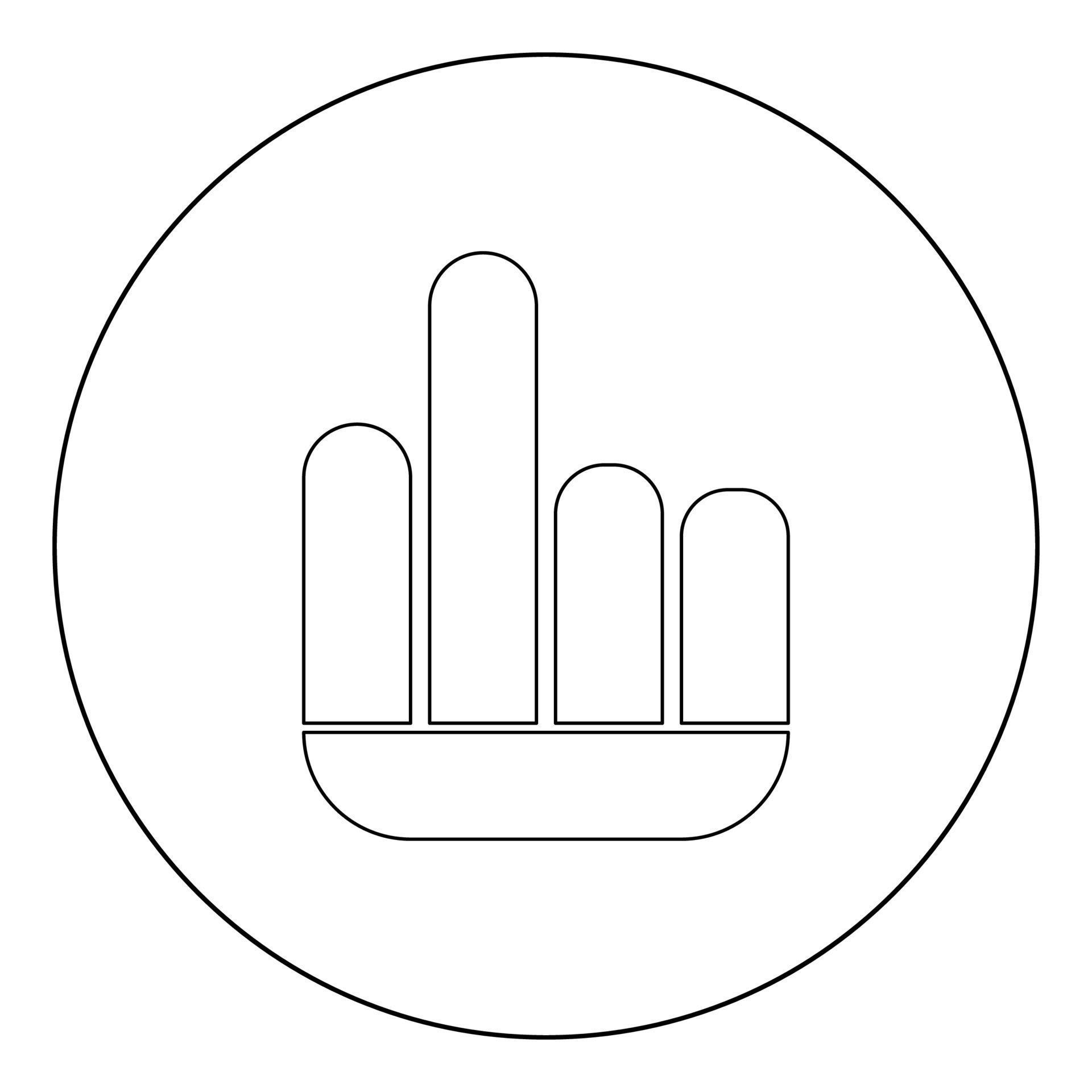 Fuck Symbol Icon Black Color In Circle Or Round Vector Art At Vecteezy