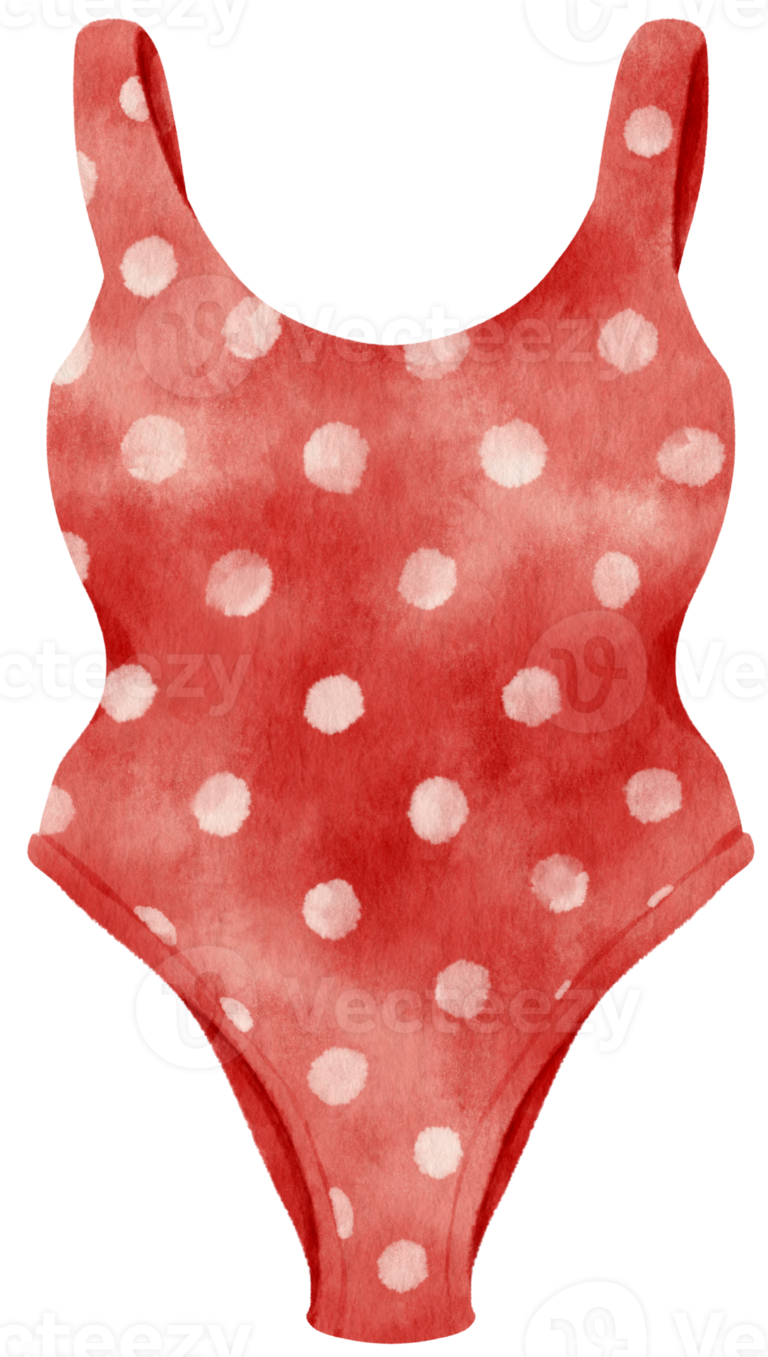 Style Aquarelle De Maillots De Bain Bikini Pois Rouges Pour L Ment D Coratif D T Png