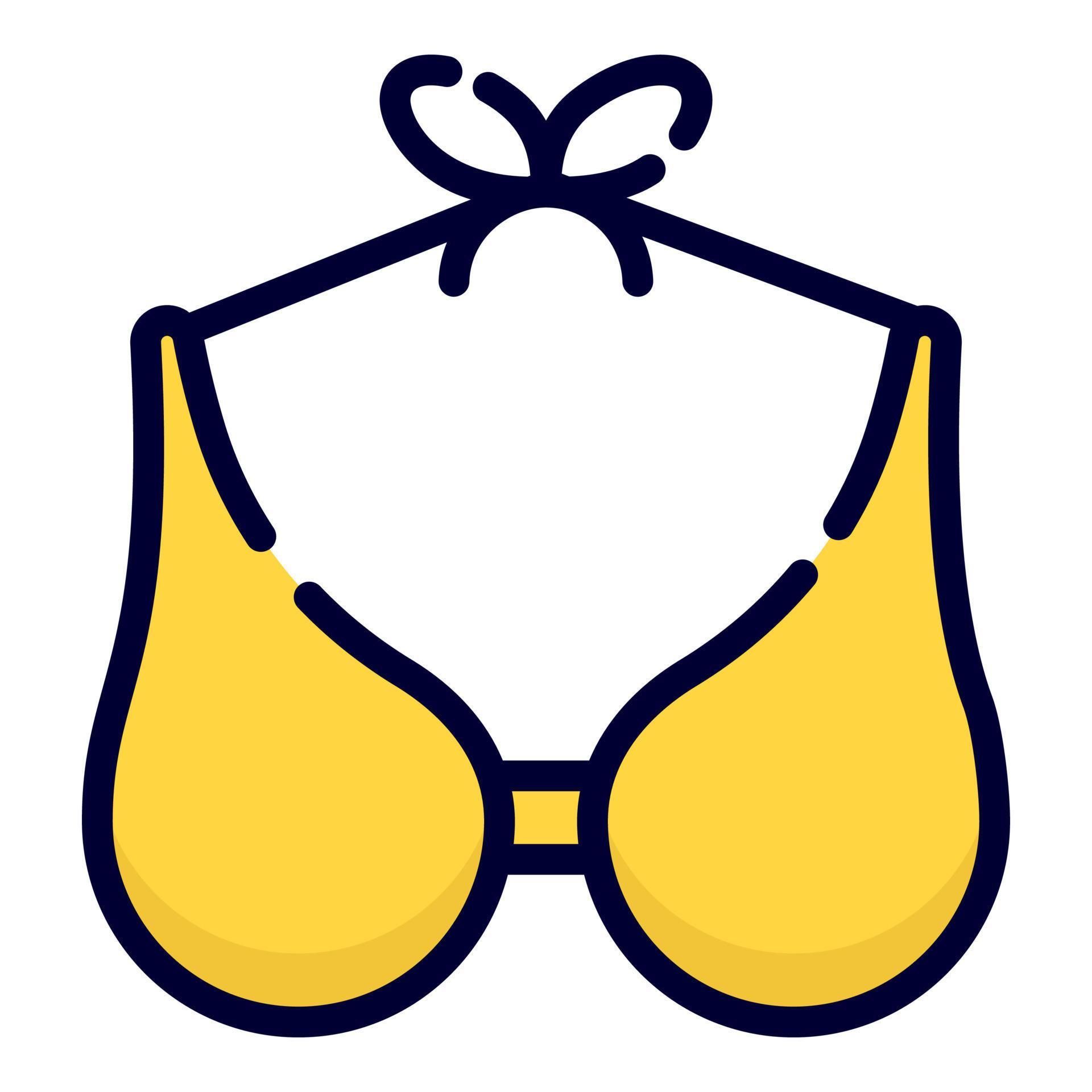 Bikini Vector Icon Colored Outline Style For Web And Mobile Vector Art At Vecteezy