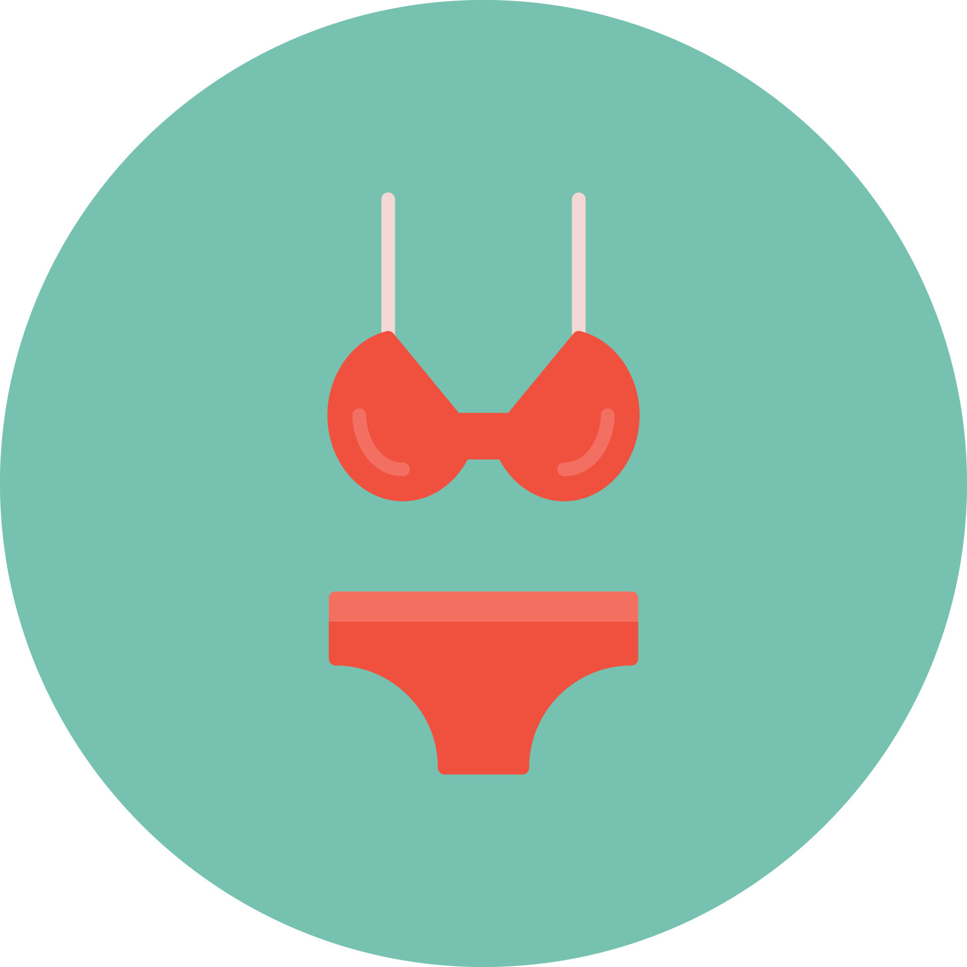 Bikini Flat Circle Multicolor Vector Art At Vecteezy