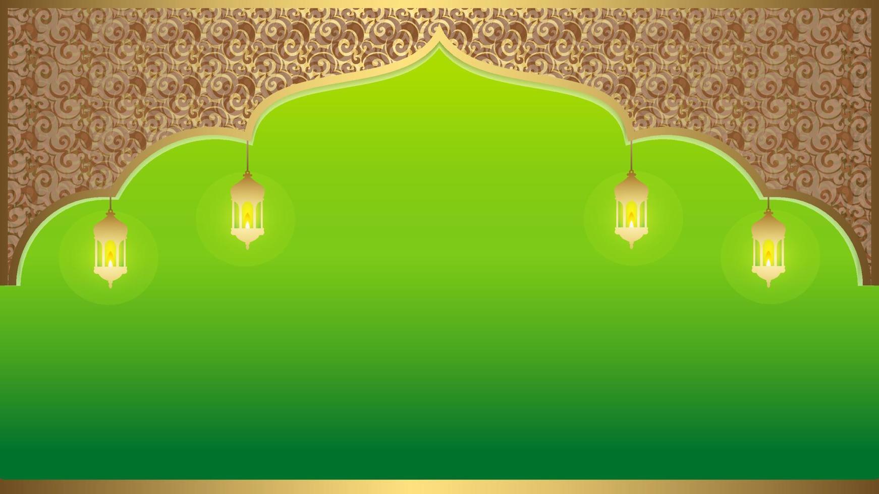 Islamic Background Green Green Islamic Background Banner 11174409