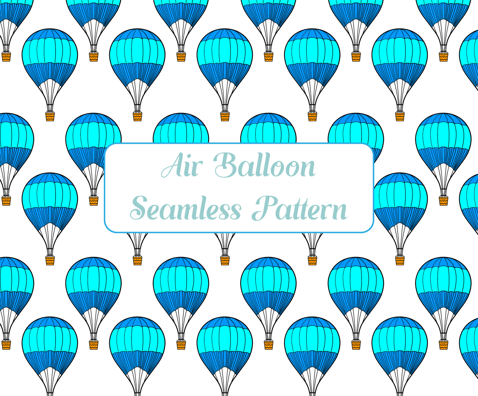 Hot Air Balloon Colored Vector Vector Art At Vecteezy