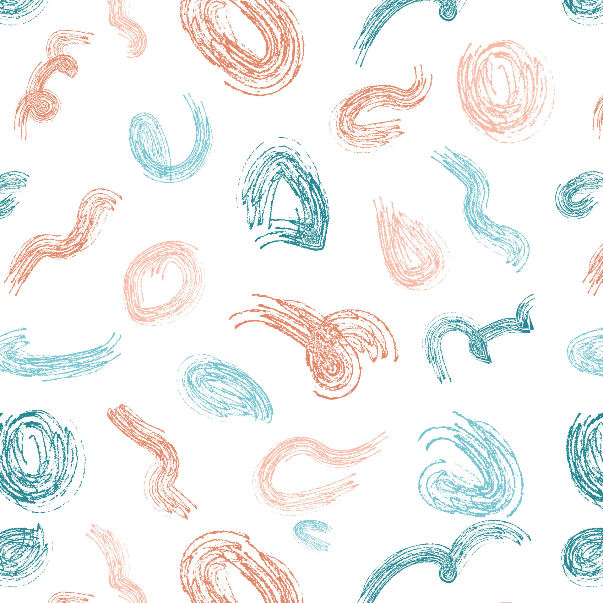Patr N Impecable Con Pinceladas De Diferentes Formas En Colores Nude
