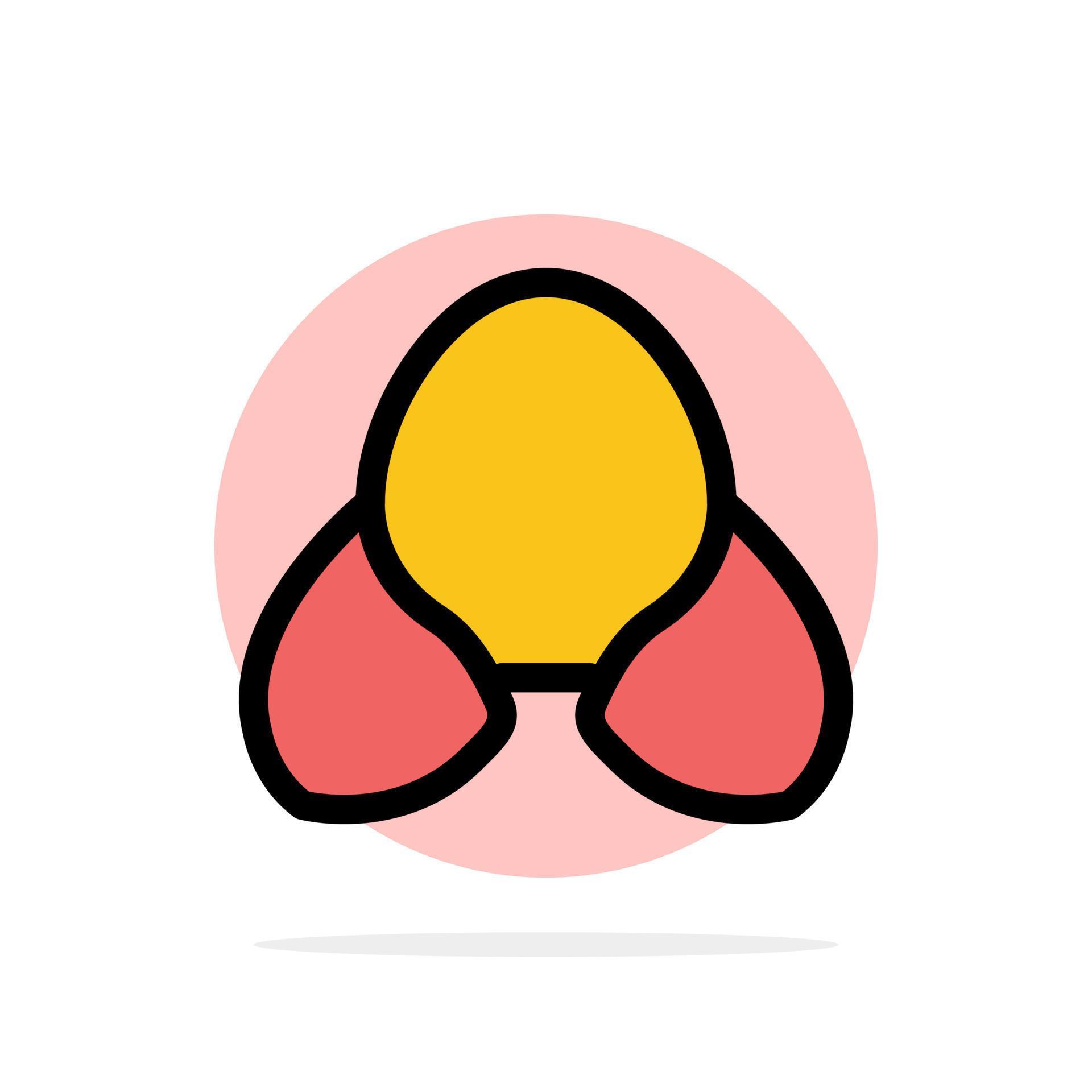 Beach Bikini Clothes Clothing Abstract Circle Background Flat Color Icon Vector Art At