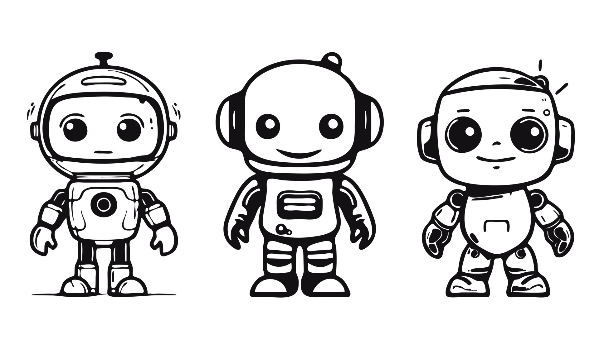 Female Robots Clip Art Black And White Hot Sex Picture