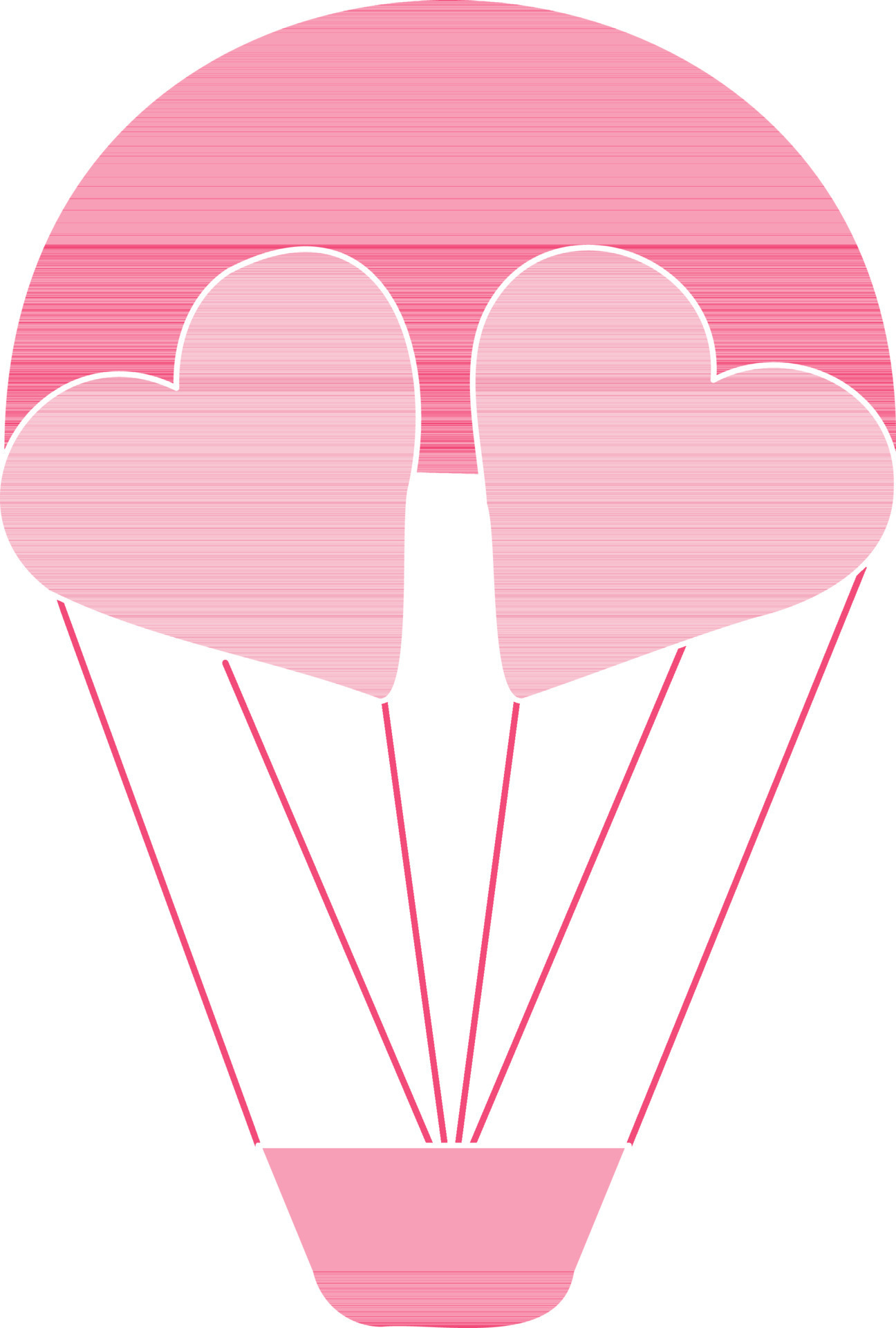 Hot Air Balloon Icon In Pink Color Vector Art At Vecteezy