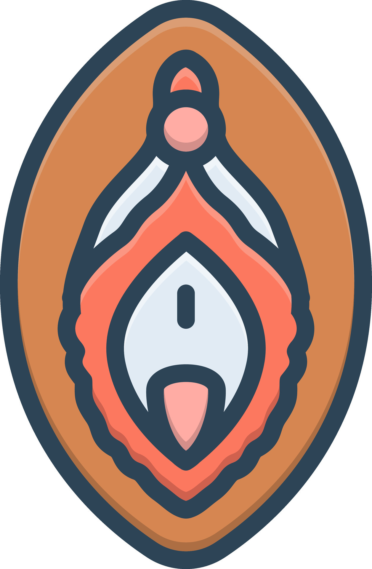 Color Icon For Vagina Vector Art At Vecteezy