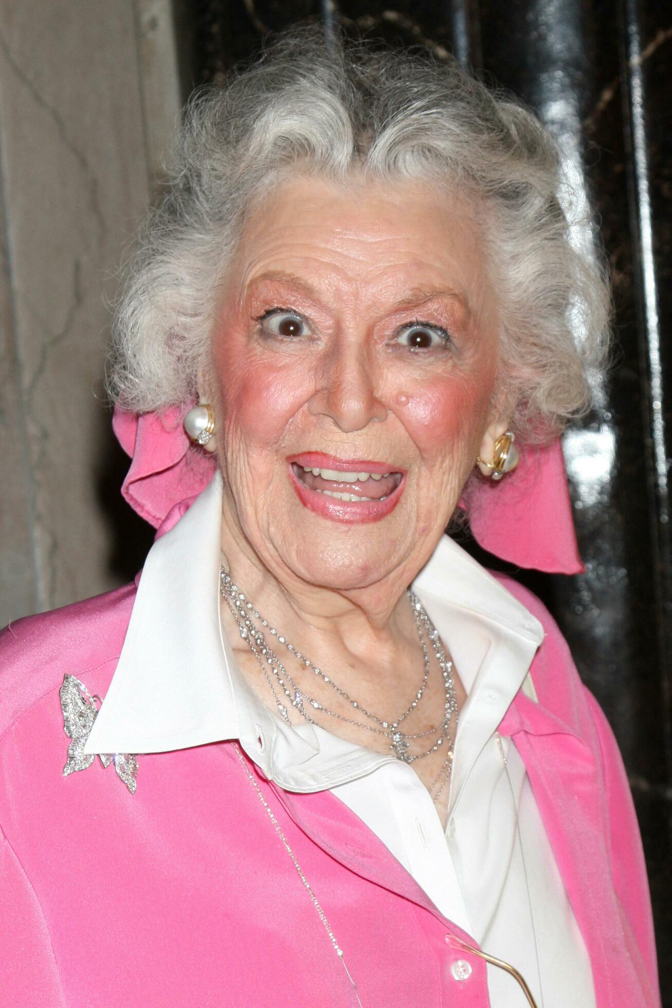 Ann Rutherford Arriving At The Opening Night Of Legally Blonde At The