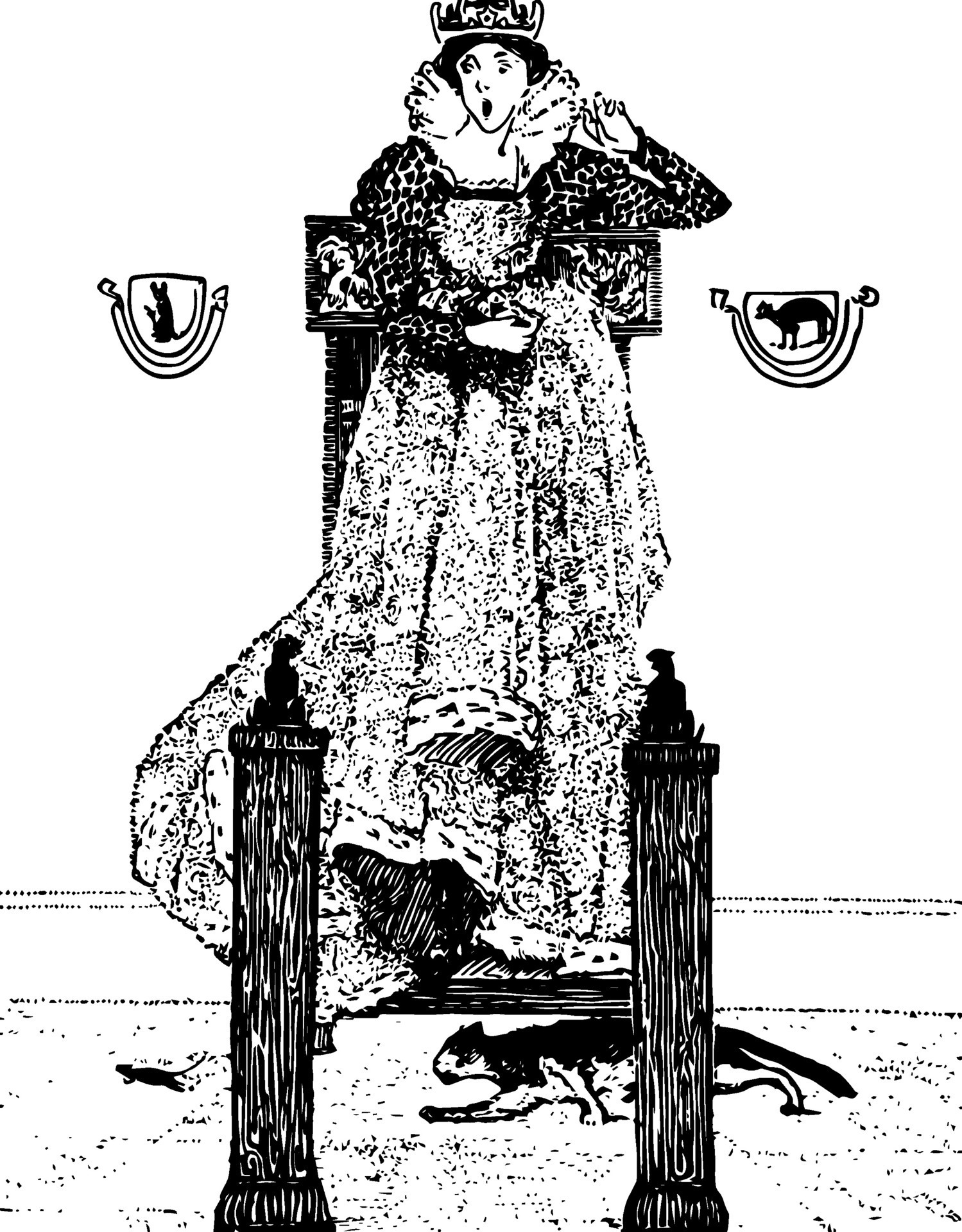 Pussy To Cat Vintage Illustration Vector Art At Vecteezy