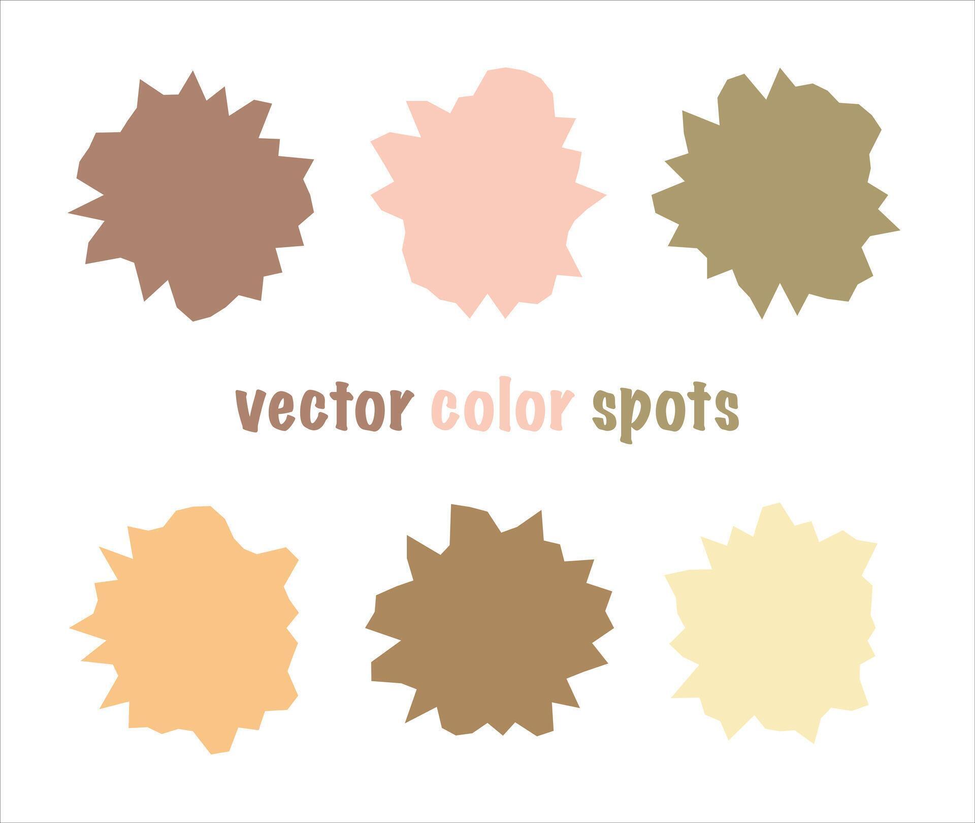 Set Of Color Editable Spots Nude Pastel Circles Vector Art At Vecteezy