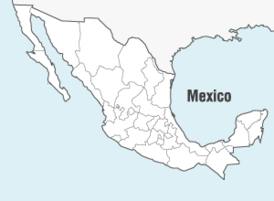 Mexico Map Vector - Download Free Vector Art, Stock Graphics & Images