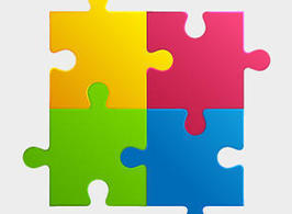 colorful puzzle pieces