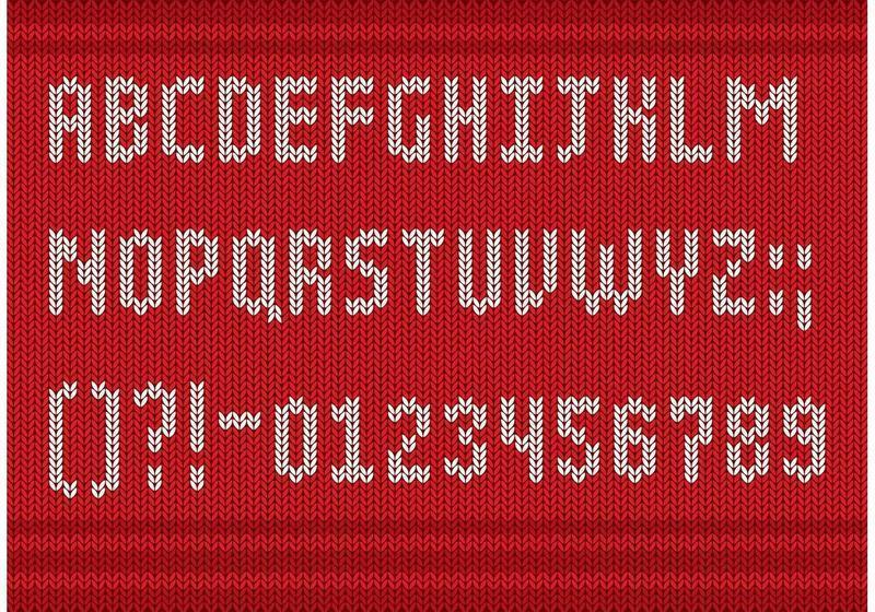 Yarn Font Type Vectors Download Free Vector Art, Stock Graphics & Images