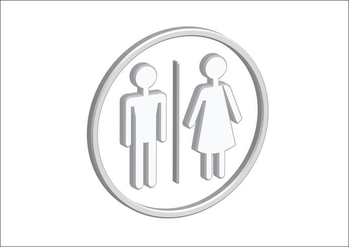 Mann Frauen Zeichenikonen Des Piktogramm D Toilettenzeichen Oder My