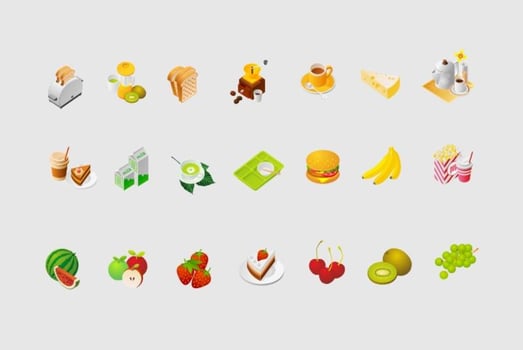 Food Icon Vector Pack