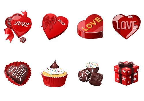 Love and Valentine's Day Icon Vector Pack
